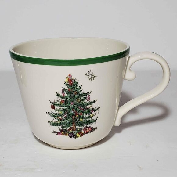 Spode Christmas Tree Mug and Snack Plate - Picture 7 of 9